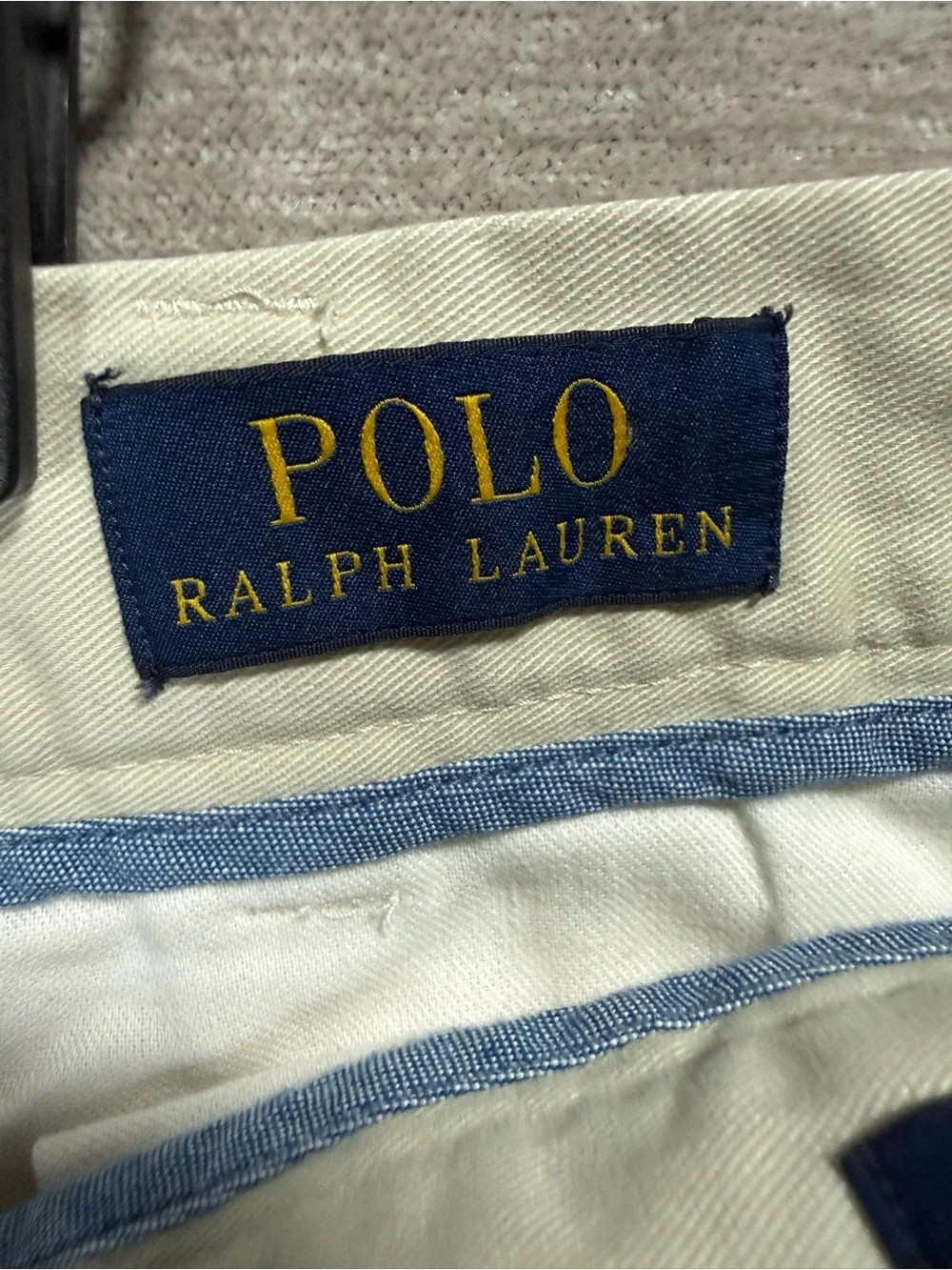 Polo Ralph Lauren Classic Fit 9” Chino Shorts Men’s 40 Beige Khaki Cotton